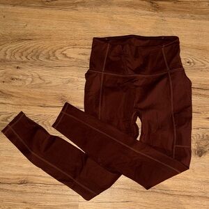 Fabletics rust brown/orange Leggings